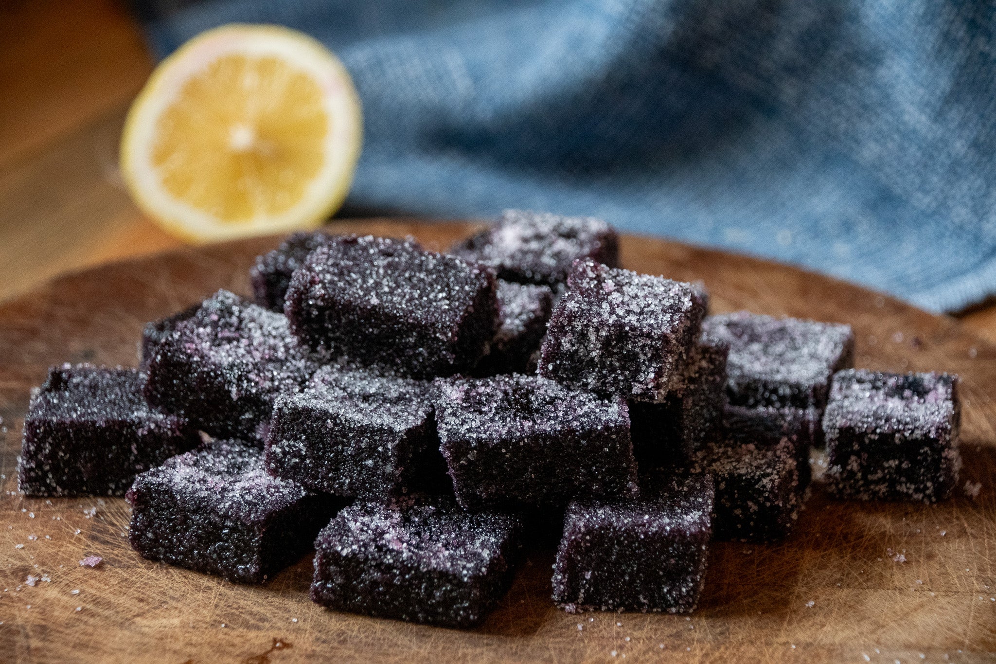 Wild Blueberry Pâte de Fruit – Josh Pond