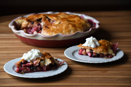 Wild Blueberry Apple Pie