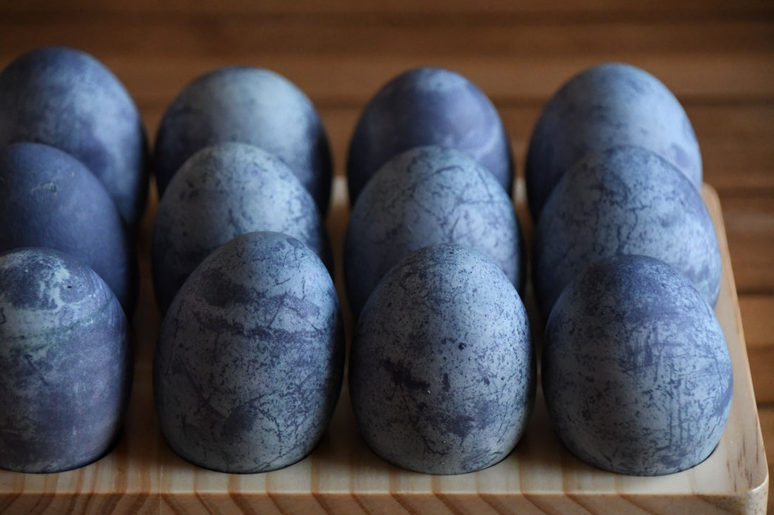 Wild Blueberry Dyed Eggs
