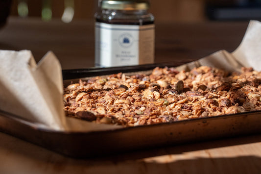 Peanut Butter & Wild Blueberry Jelly Granola