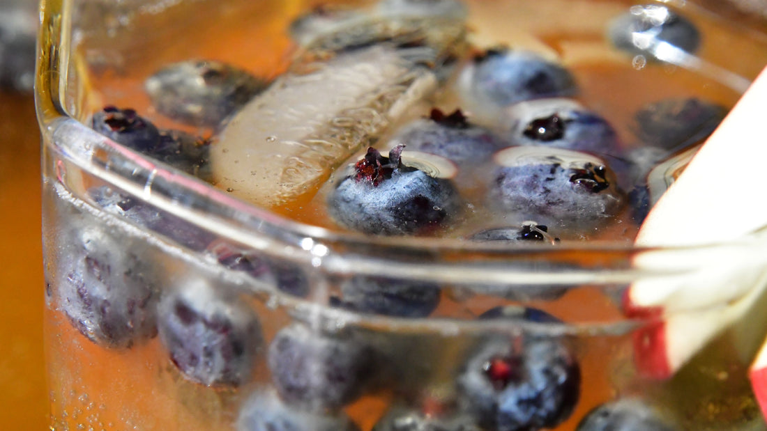 Apple Cider Mule With Wild Blueberries