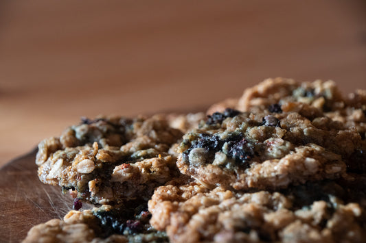 Wild Maine Blueberry Oatmeal Cookies