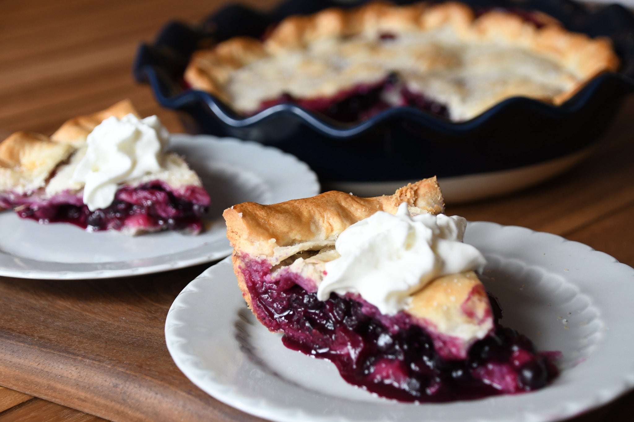 Wild Blueberry Rhubarb Pie – Josh Pond