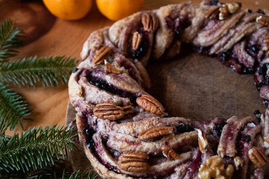 Wild Blueberry & Pecan Wreath