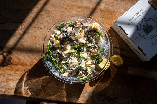 Wild Blueberry Lemon Ricotta Pasta