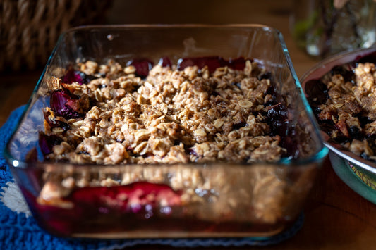 Wild Blueberry Apple Crisp