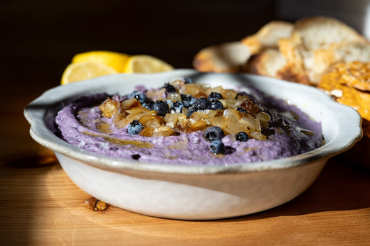 Wild Blueberry & Caramelized Onion Hummus
