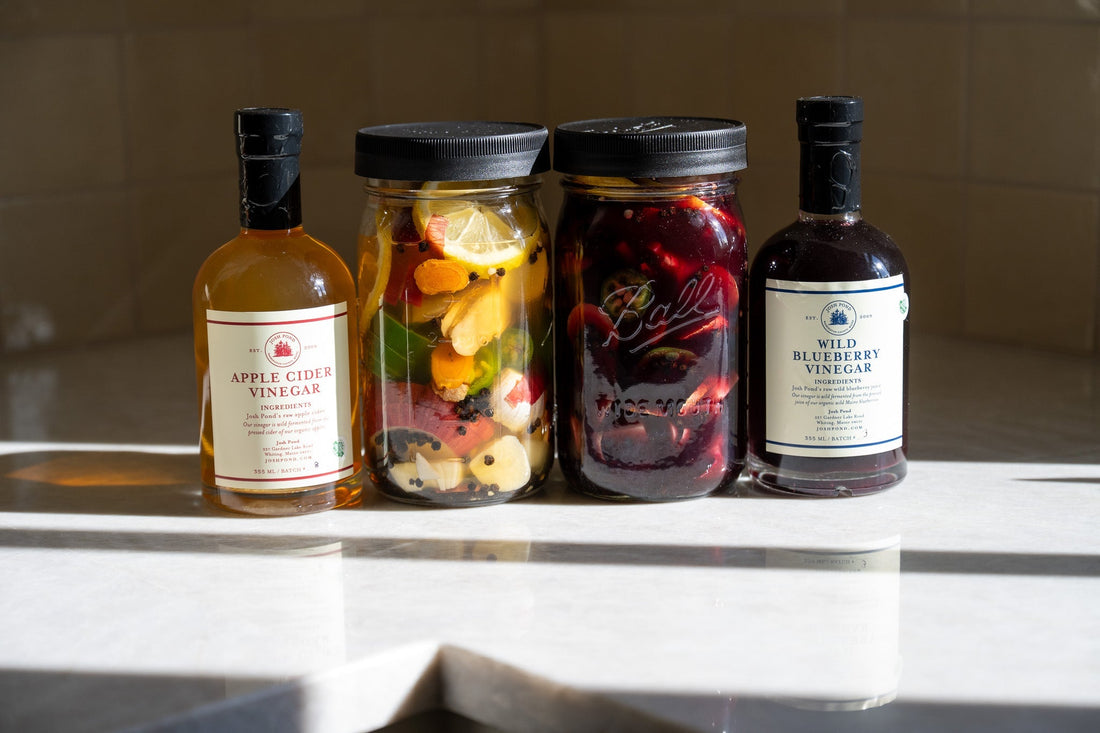 Fire Cider with Josh Pond's Apple Cider Vinegar Or Wild Blueberry Vinegar