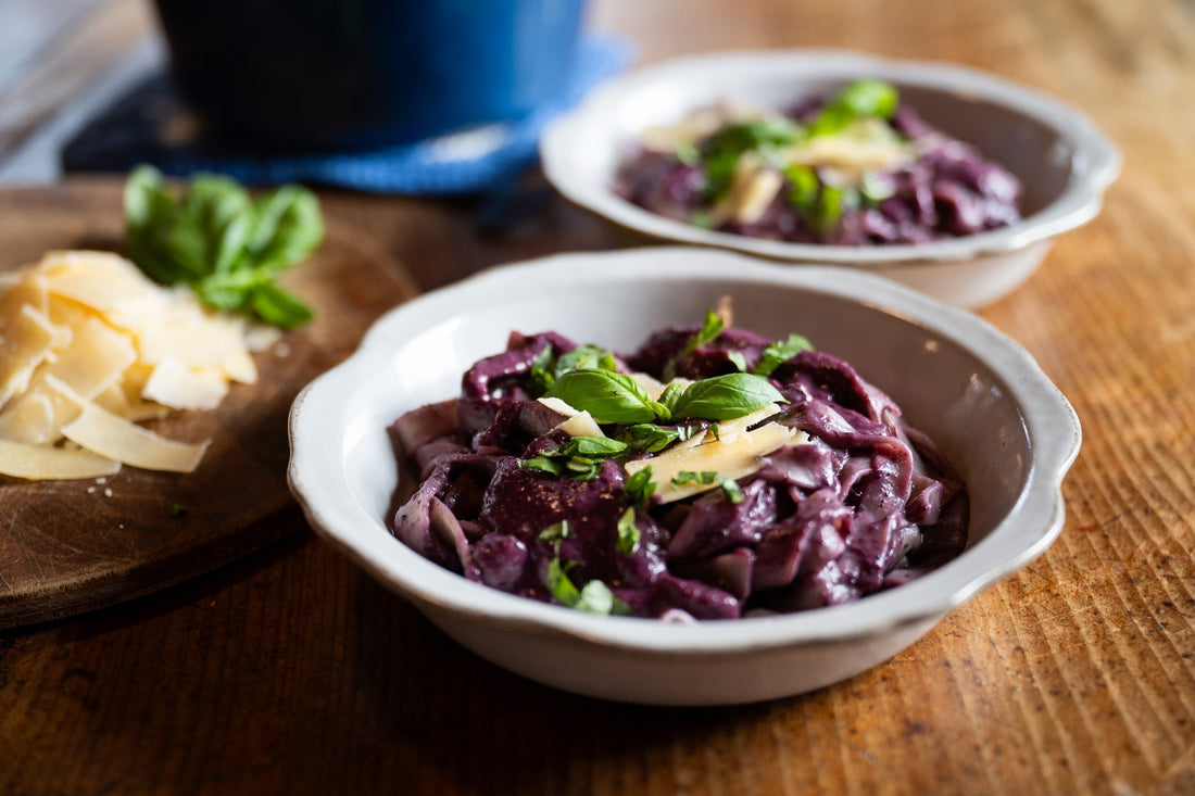 Wild Blueberry Tagliatelle