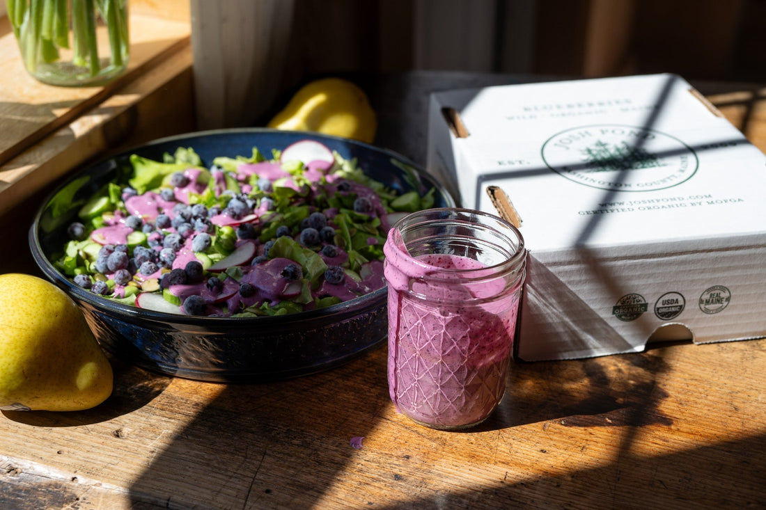 Wild Blueberry Tahini Dressing