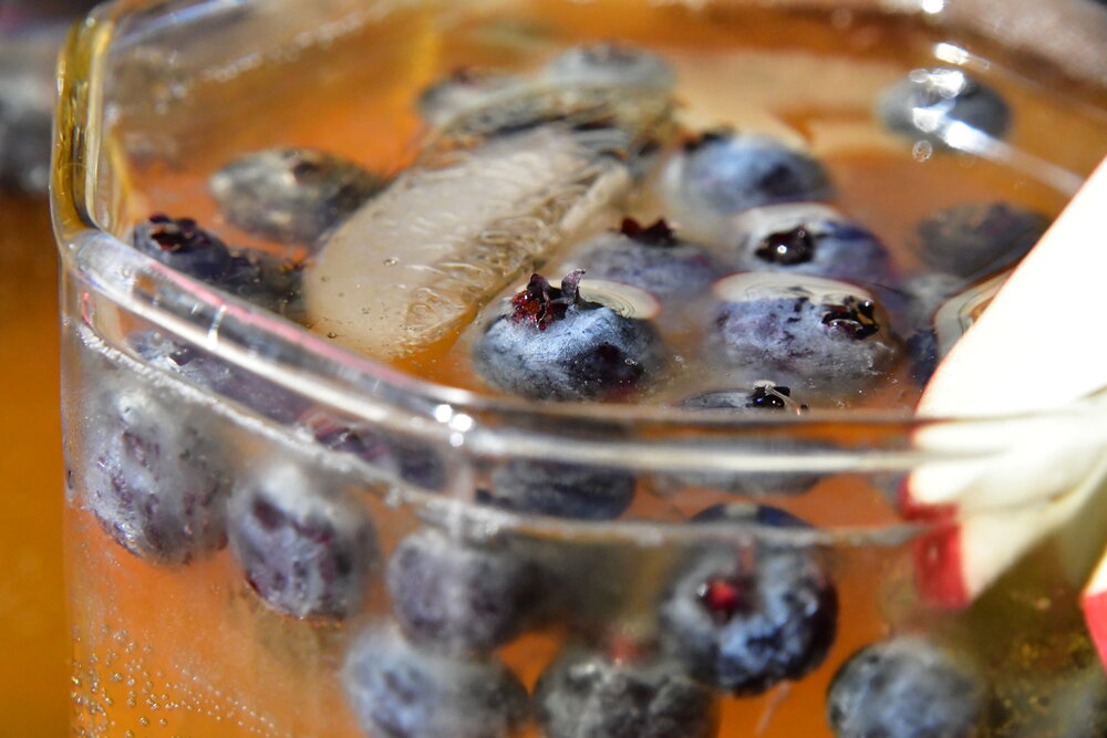 Apple Cider Mule With Wild Blueberries